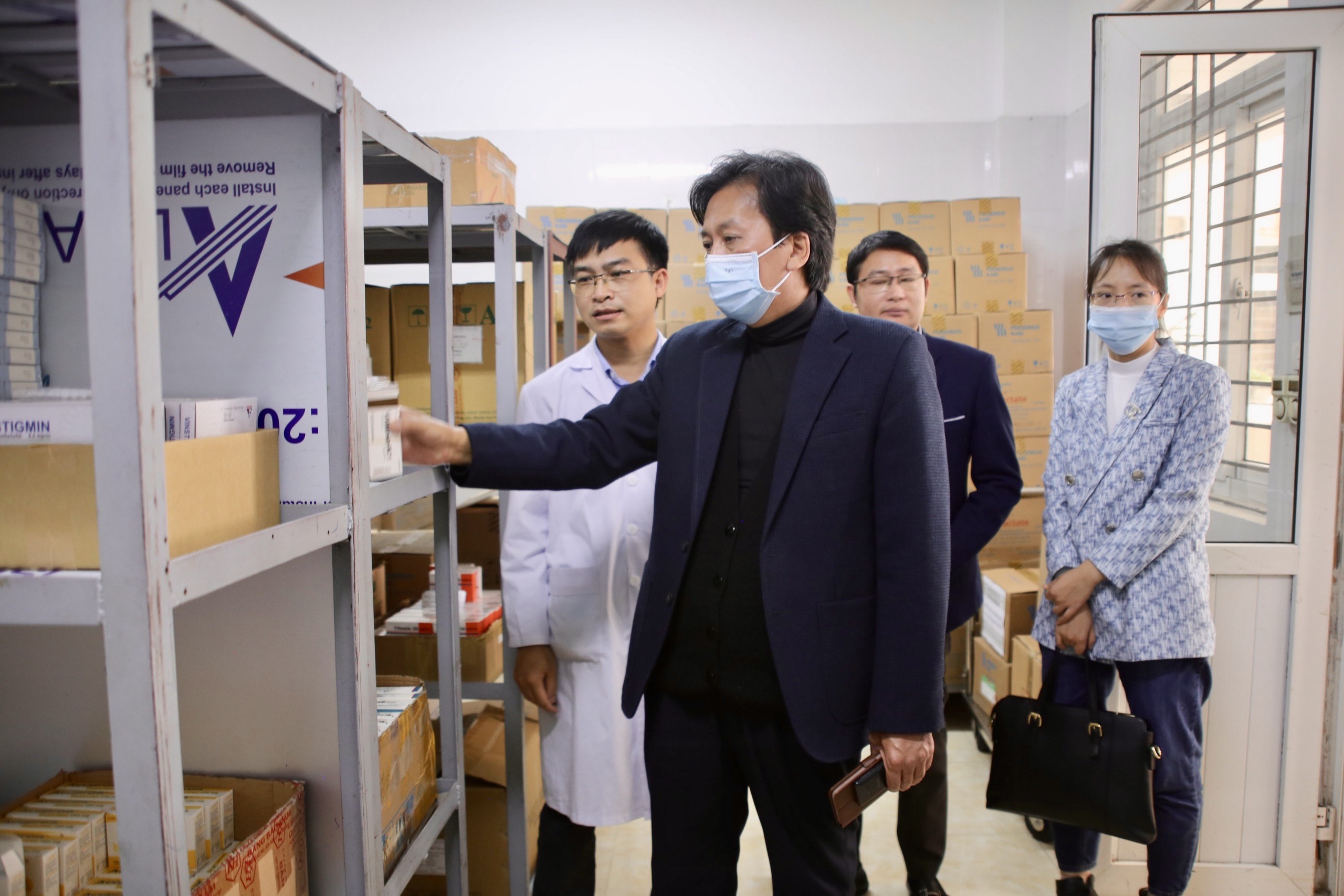 Sở Y tế kiểm tra công tác y tế phục vụ Tết Nguyên đán Quý Mão năm 2023 tại Bệnh viện Đa khoa tỉnh...