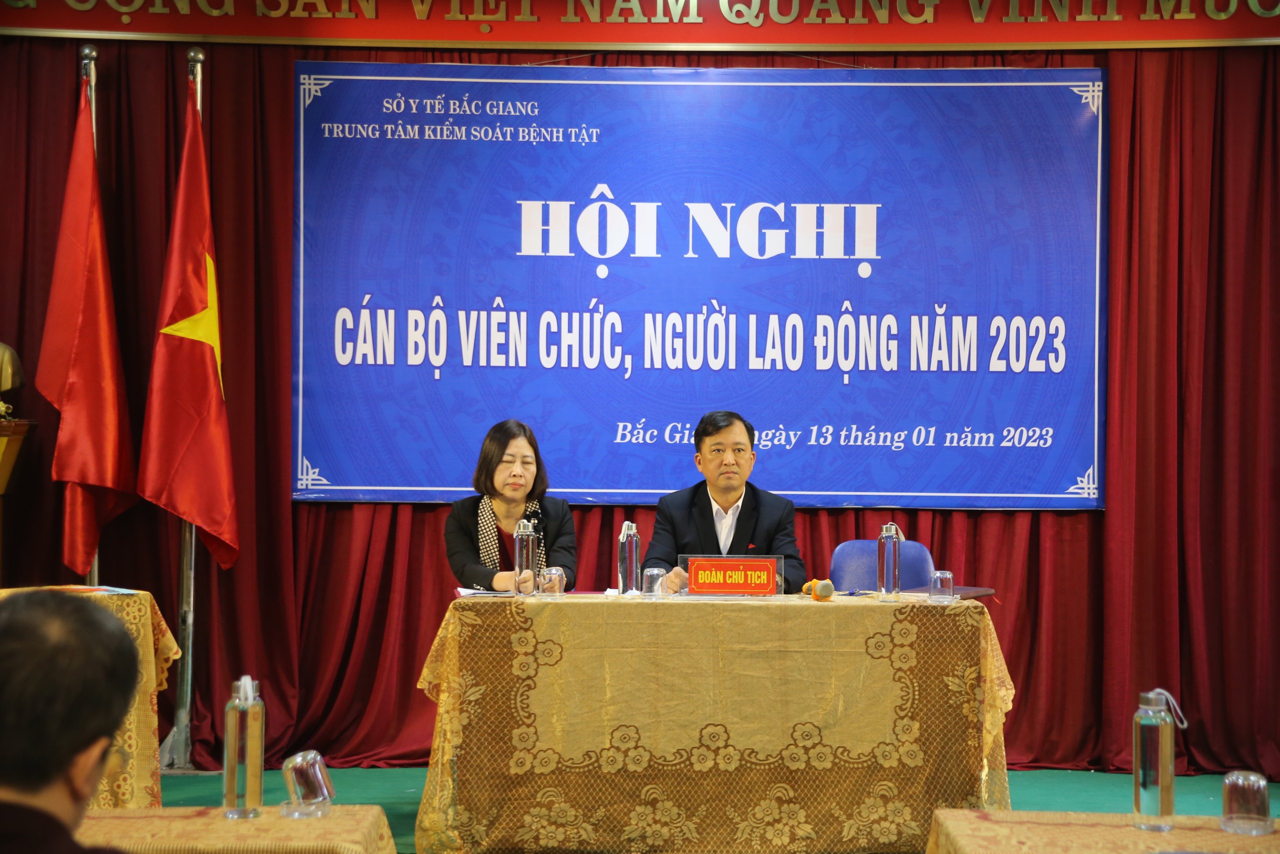 Trung tâm Kiểm soát bệnh tật tỉnh Bắc Giang tổ chức Hội nghị cán bộ, viên chức, người lao động...