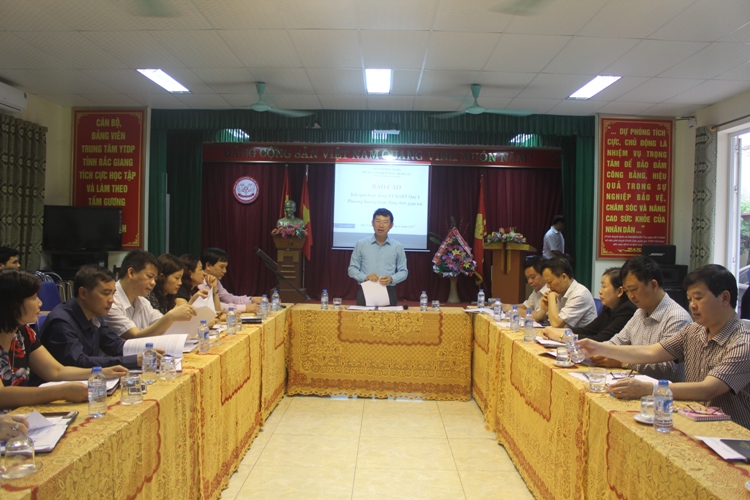 Phó chủ tịch Ủy ban nhân dân tỉnh Lê Ánh Dương: Làm việc với Trung tâm Kiểm soát bệnh tật