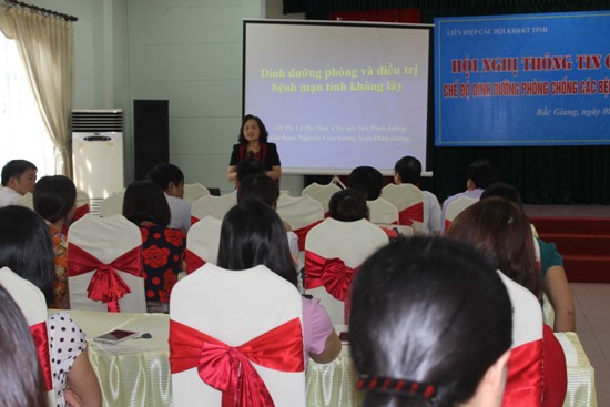 Sở Y tế Bắc Giang: Tổ chức Hội nghị thông tin chuyên đề “ Chế độ dinh dưỡng phòng chống các bệnh...