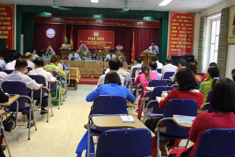 Đại hội Công đoàn Trung tâm Kiểm soát bệnh tật tỉnh Bắc Giang lần thứ nhất nhiệm kỳ 2017 - 2022